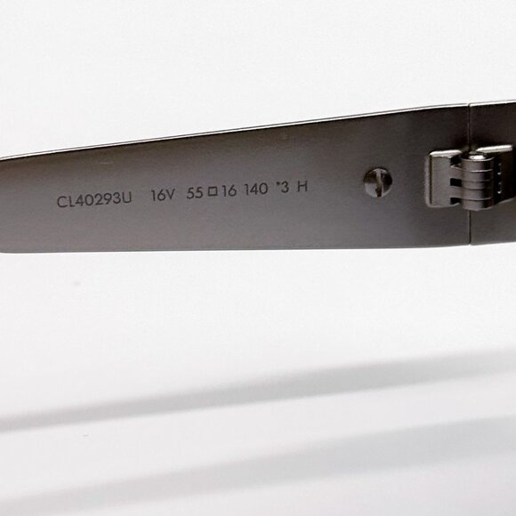 NEW CL40293U 16V CELINE SUNGLASSES SILVER BLUE WOMEN EYEWEAR - Picture 8 of 10